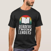 Readers Make Leaders Book Nerds Bookaholic Bookwor Tシャツ (正面)