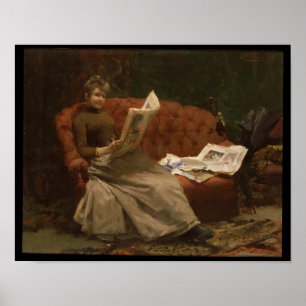 Reading女性 ポスター