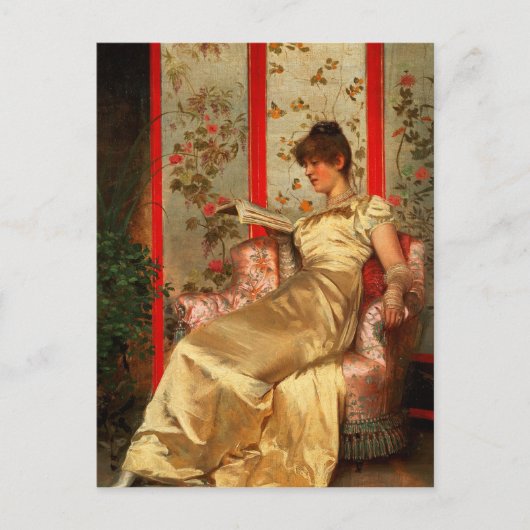 Reading女性 ポストカード (正面)