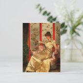 Reading女性 ポストカード (スタンド正面)