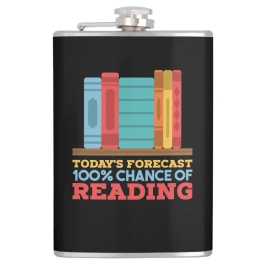 Reading - 100% Chance of Reading Funny Book フラスク (正面)