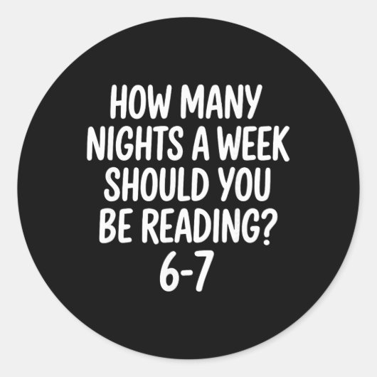 Reading 67 6 7 Meme Ela 先生 Six Seven 生徒 ラウンドシール (正面)