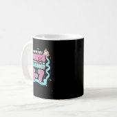 Reading 67 Meme Englieacher Funny 67 Book Lover Hu コーヒーマグカップ (正面左)
