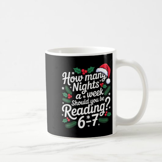 Reading 67 Meme Englieacher Funny 67 Christmas  コーヒーマグカップ (右)