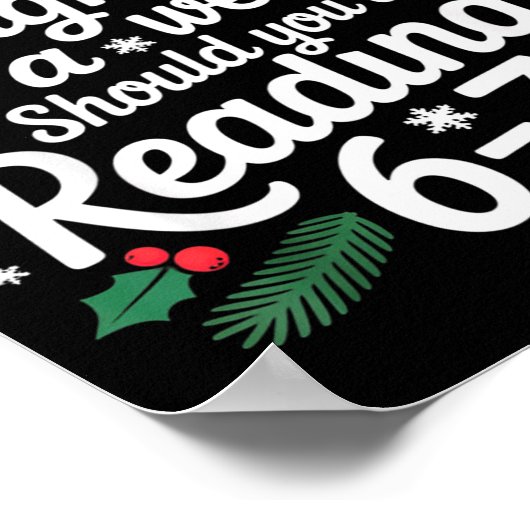 Reading 67 Meme Englieacher Funny 67 Christmas  ポスター (角)