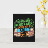 Reading 67 Meme Englieacher Funny 67 Librarian  カード (黄色い花)