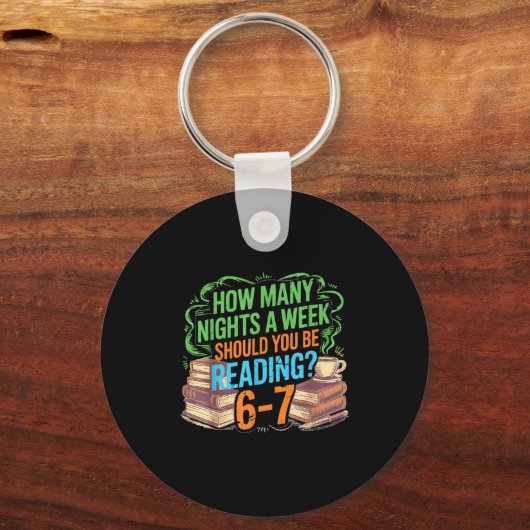 Reading 67 Meme Englieacher Funny 67 Librarian  キーホルダー (正面)