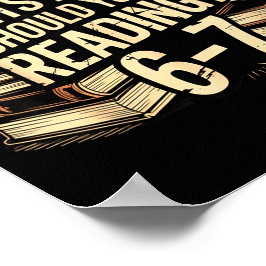 Reading 67 Meme Englieacher Funny 67 Librarian  ポスター (角)