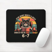 Reading 67 Meme Englieacher In Funny 67 Retro Cat マウスパッド (マウス)