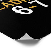 Reading 67 Meme Teacher School Librarian Englieach ポスター (角)