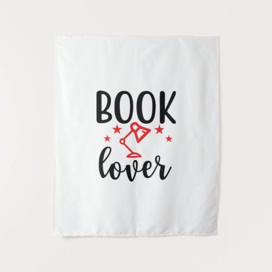 Reading Art Book Lover タペストリー (正面)