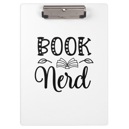 Reading Art Book Nerd クリップボード (正面)