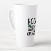 Reading Art Books Because Reality Is Overeated カフェラテマグ (左アングル)