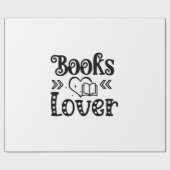 Reading Art Books Lover ラッピングペーパー (フラット)
