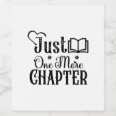 Reading Art Just One More Chapter ワインラベル (シングルラベル)