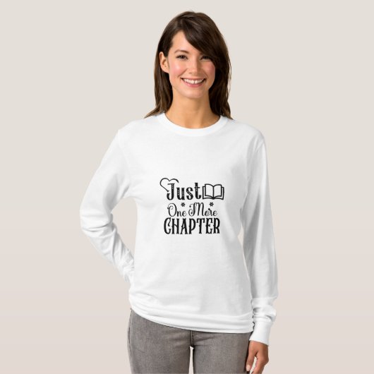 Reading Art Just One More Chapter Tシャツ (正面フル)
