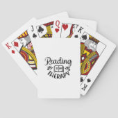Reading Art Reading Is My Therapy トランプ (裏面)