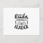 Reading Art Today A Reader Tomorrow A Leader ポストカード (正面)