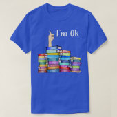 Reading Book Lovers I'm Ok National Book Lovers Da Tシャツ (デザイン正面)