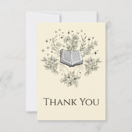Reading Books Books  Lover サンキューカード