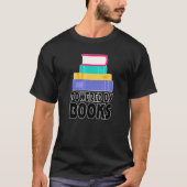 Reading Bookworm Powered By Books Tシャツ (正面)