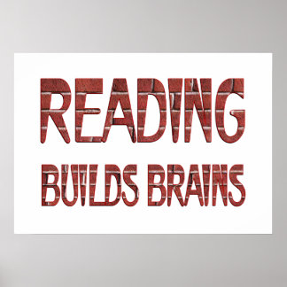Reading Builds Brains ポスター
