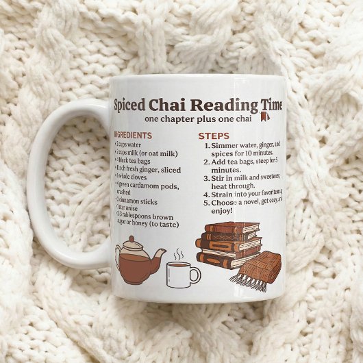 Reading Chai Ritual Spiced Recipe コーヒーマグカップ