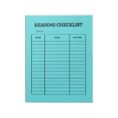 READING CHECKLIST ノートパッド (回転)