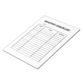 Reading Checklist Tracker ノートパッド (アングル)