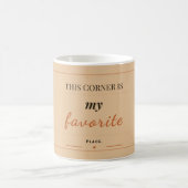 Reading Corner Mug - Cozy Book Lover Mug コーヒーマグカップ (中央)