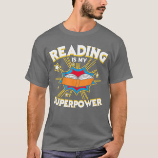 Reading design Literary gift Book Lovers design Re Tシャツ