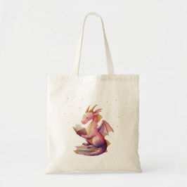 Reading Dragon Tote Bag – Book Library Shopper トートバッグ