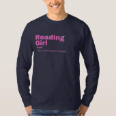 Reading Girl - Reading Tシャツ (正面)