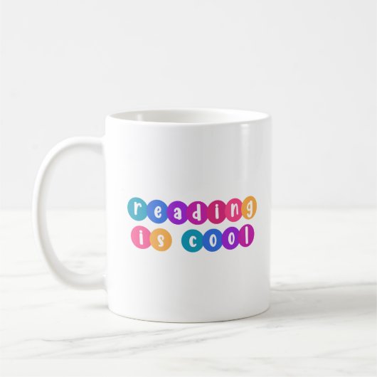 Reading is Cool コーヒーマグカップ (左)