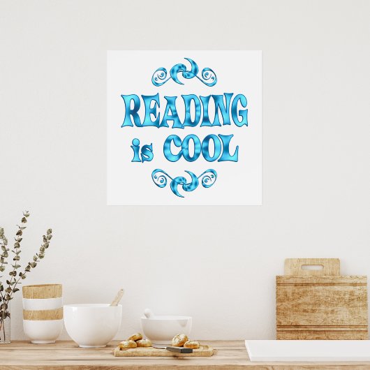 Reading is Cool ポスター (キッチン)
