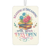 Reading Is Dreaming.... カーエアーフレッシュナー (裏面)