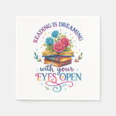 Reading Is Dreaming....  スタンダードカクテルナプキン (正面)