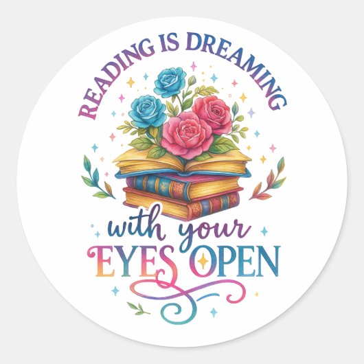 Reading Is Dreaming.... ラウンドシール (正面)