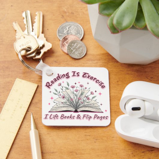 Reading Is Exercise....  キーホルダー (デスク)