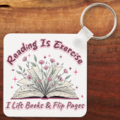 Reading Is Exercise....  キーホルダー (裏面)