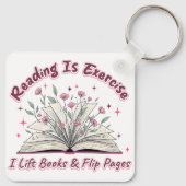 Reading Is Exercise....  キーホルダー (裏面)