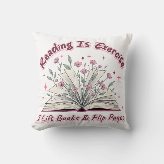 Reading Is Exercise....  クッション (正面)