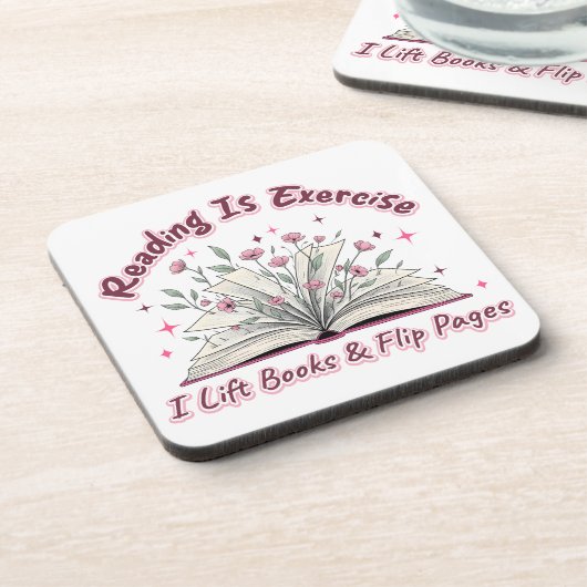 Reading Is Exercise.... コースター (左側)