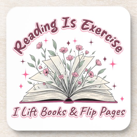 Reading Is Exercise.... コースター (正面)