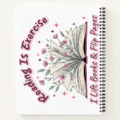 Reading Is Exercise....  ノートブック (裏面)