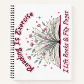 Reading Is Exercise....  ノートブック (正面)