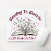 Reading Is Exercise....  マウスパッド (マウス)