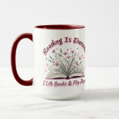 Reading Is Exercise.... マグカップ (左)