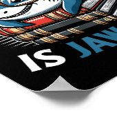 Reading Is Jawsome Shark Books Bookworm Reader  ポスター (角)