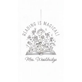 Reading Is Magical Teacher's Class Library Fantasy セルフインキングスタンプ